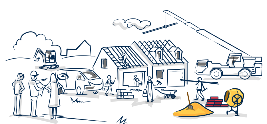 Aric Assurances chantier construction maison.